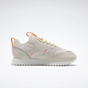 Reebok Classic Leather Ripple Trail Turnschuhe Damen - Zitrone/Orange - DE 528-BTV